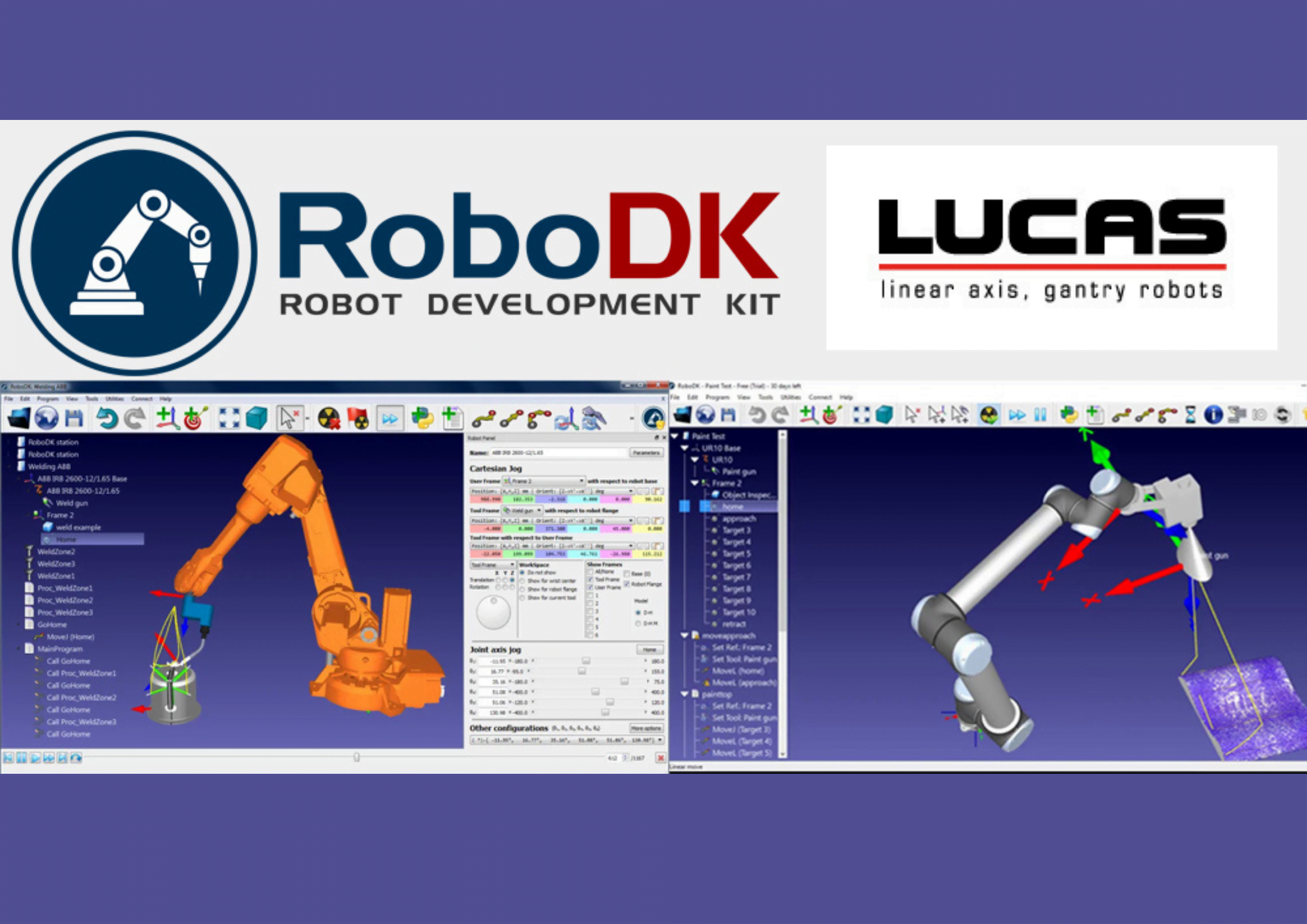 LUCAS et RoboDK lancent un partenariat sur le produit et sa distribution